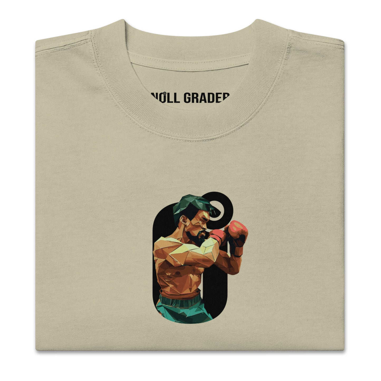 Premium PACQUIAO Origami Oversized T-Shirt